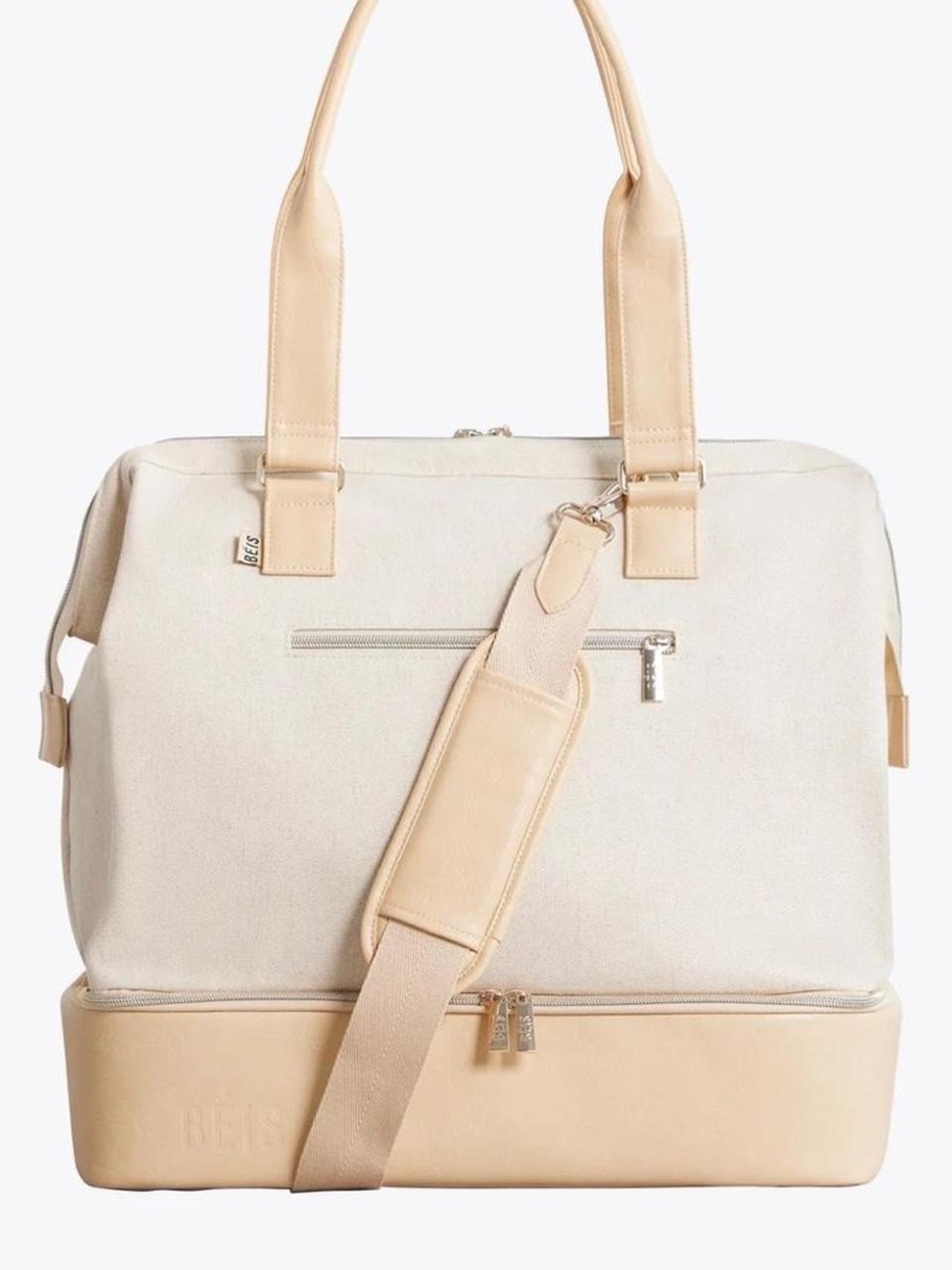 BEIS Mini Weekender Bag – Beige